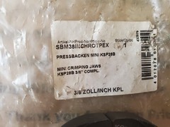3/8 Pex Jaw ASTM for Ridgid RP115 mini press 15Kn tool Nibco Pc-20m Rls