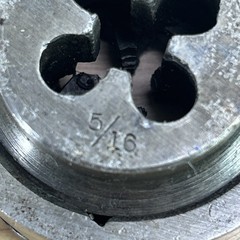 GTD Greenfield Die Little Giant 5/16&Prime; 18 NC Insert Collet Adjustable Pipe Dies