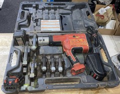 Ridgid RP330 Press Tool ProPress with 6 Jaws, 2 Batteries, and Charger