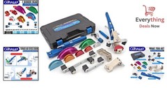 Professional 90&deg; Tube Bender Kit 7 Aluminum Heads 1/4-7/8 HVAC Plumbing Tool