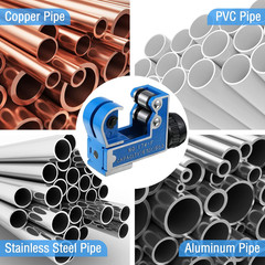 2 Pcs Small Pipe Cutter Tool, Copper Tubing Cutter Set for 1/8 to 1-1/8 Inch (3-