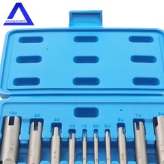 Broken Tap Extractor Removal Tool Set Screw Extractor 10 Pcs (1#-10#) 3/4 Claws