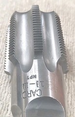 Union Twist Drill 1 1/2&Prime;-11-1/2 NPT Carbon 7 Flute Pipe Tap USA MADE TOOL 1140.