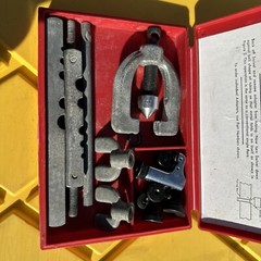 Vintage MAC Tools Double Flaring Tool Kit w Case 3/16&Prime; &ndash; 1/2&Prime; Tube SAE Made USA