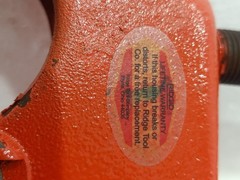 RIDGID 2-A PIPE CUTTER 32840 MANUAL PIPE CUTTING TOOL MADE IN USA HEAVY DUTY