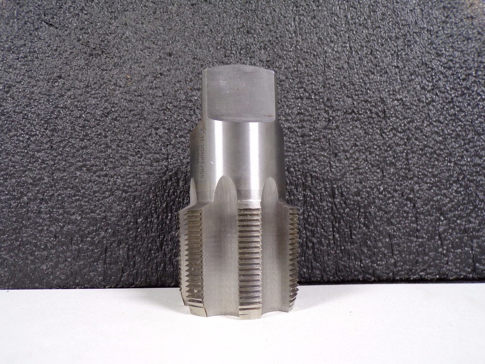 WESTWARD 2&Prime;-11-1/2 Tap, Taper, 7 Flute, High Speed Steel, Uncoated Tap Finish(K)