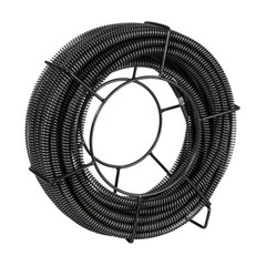 VEVOR Sectional Drain Cleaning Cable 100FTx5/8In & 7 Cutters for 0.8&Prime;-3.9&Prime; Pipes