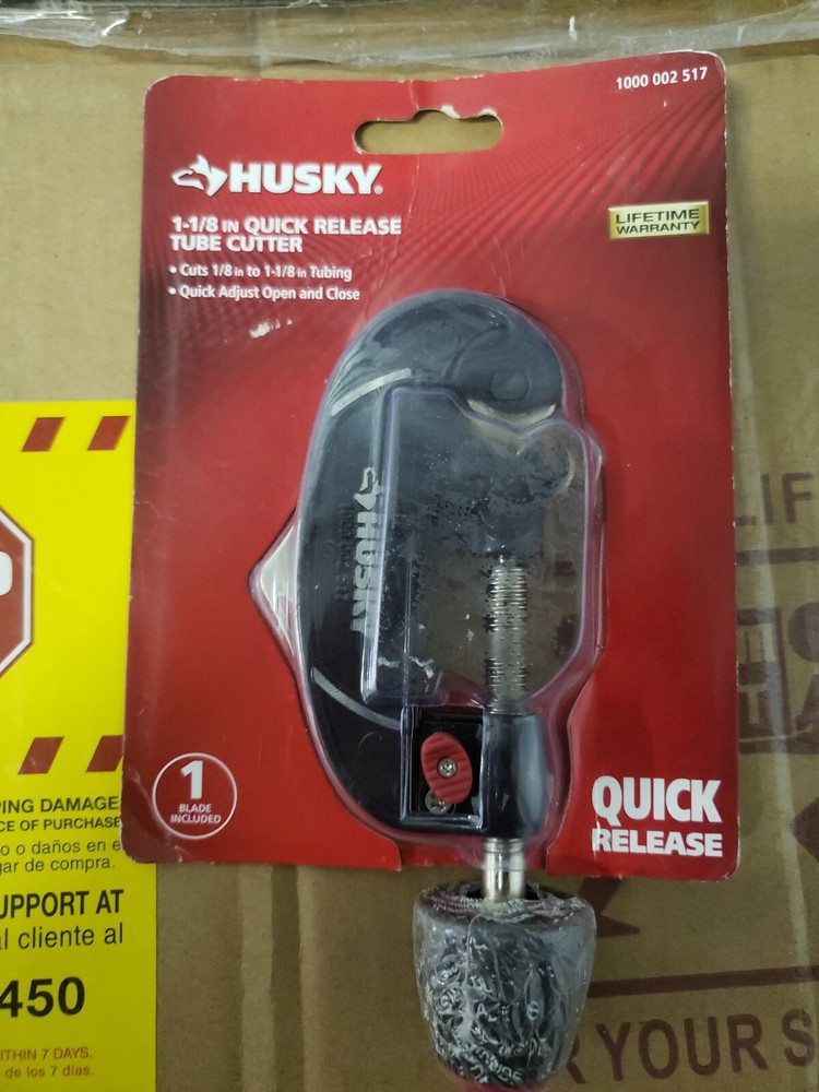 Husky 1-1/8&rdquo; inch Quick Release Tube Cutter 1000002517
