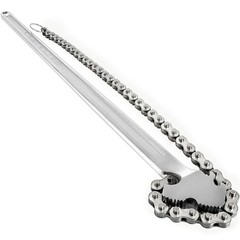 Uimoso 24-Inch Heavy-Duty Pipe Chain Wrench with 6.7-Inch Chain
