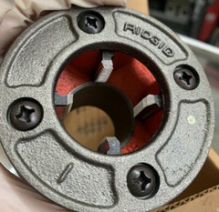 RIDGID 36900 OOR NPT 1&Prime; Manual Pipe Threader Die Head, Alloy Rh