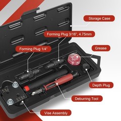 Flaring Tool 33260 for 3/16&Prime; & 1/4&Prime; Tubing, 37 Degree Single/Double Flare