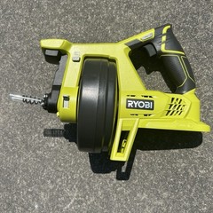 RYOBI ONE+ 18V Cordless Drain Auger w/ 25 ft Cable, LED Light, Auto Feed P4001