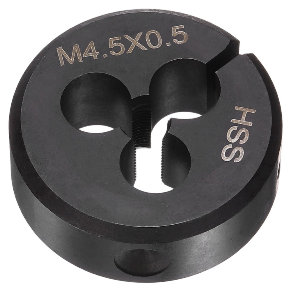 HSS M4.5 x 0.5 Metric Machine Thread Round Die Right Hand High Speed Steel