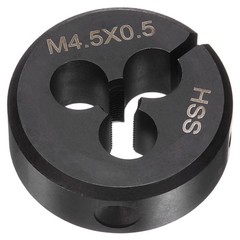 HSS M4.5 x 0.5 Metric Machine Thread Round Die Right Hand High Speed Steel