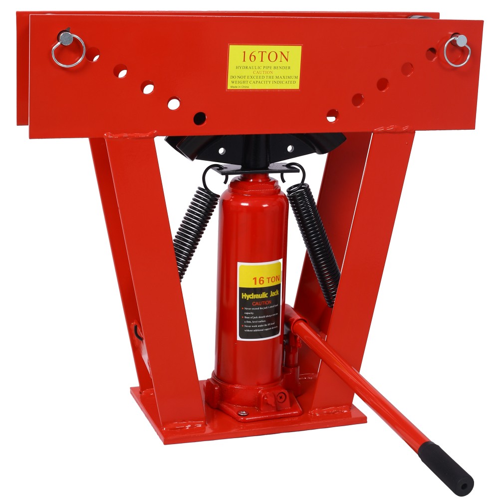 16 Ton Manual Hydraulic Pipe Bender with 8 Dies 1/2-3 Inch, Adjustable Roller&hellip;