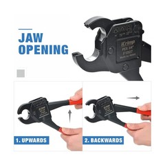 iCrimp IWS-1807CN PEX Crimping Tool Kit with PEX Crimpers, PEX Tubi&hellip; Fast Ship