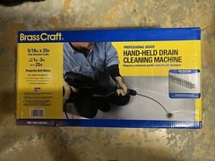 BRAND NEW Brass Craft Music Auger Handheld Drain Cleaning Machine Model #BC1020