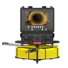 30m Pipe Inspection Cameraw/ 512hz Transmitter Meter Counter 9&Prime; Monitor IP68