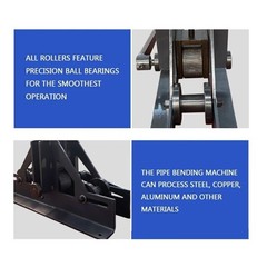Three-roll Bending Machine Steel Pipe Square Tube Roller Bending Machine TR-40