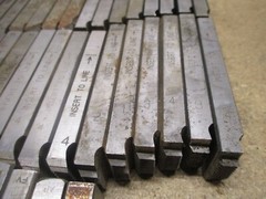 LOT OF 48 MISC RIDGID UNIVERSAL DIE INSERTS 1/2&Prime;-3/4&Prime; 1&Prime;-2&Prime; NPT HS/SS FREE SHIPP