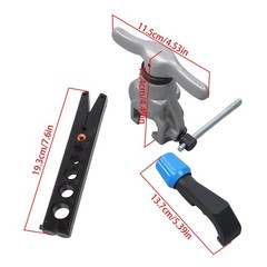 Eccentric Flaring Tools Set and Tube Cutter Kit for 7 Dies Sizes 3/16-3/4inch