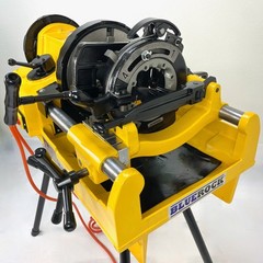BLUEROCK PTM-100 Large Capacity 1/2&Prime; &ndash; 4&Prime; Pipe Threading Machine fits RIDGID