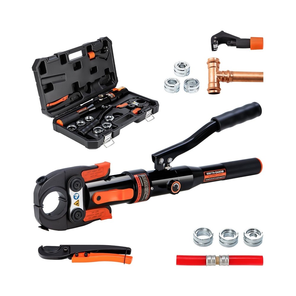 Copper Tube Fittings Hydraulic Pex Pipe Crimping Tools Press Crimper Pressing&hellip;