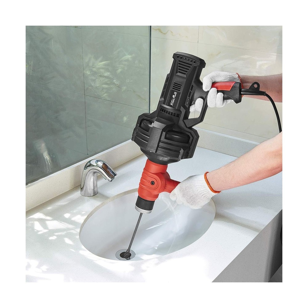 XtremepowerUS Handheld Portable Auto Feed Snake Drain Auger Cor&hellip; USA FAST SHIP