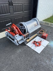 Ridgid 1224 Pipe Threading Machine 1-2 To 4&rdquo; Pipe Self Oiling Self Opening Great