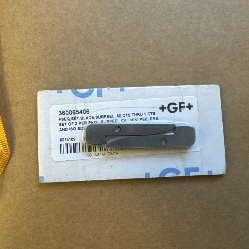 Georg Fischer Peeler Surpeel Replacement Blade Set 360065406 1/2-1 Inch CTS