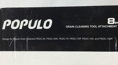 POPULO 8-Piece Drain Snake Drill Attachments for Populo Drain Cleaners &ndash; READ