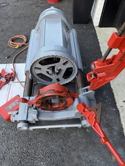 Ridgid 1224 Pipe Threading Machine 1-2 To 4&rdquo; Pipe Self Oiling Self Opening Great
