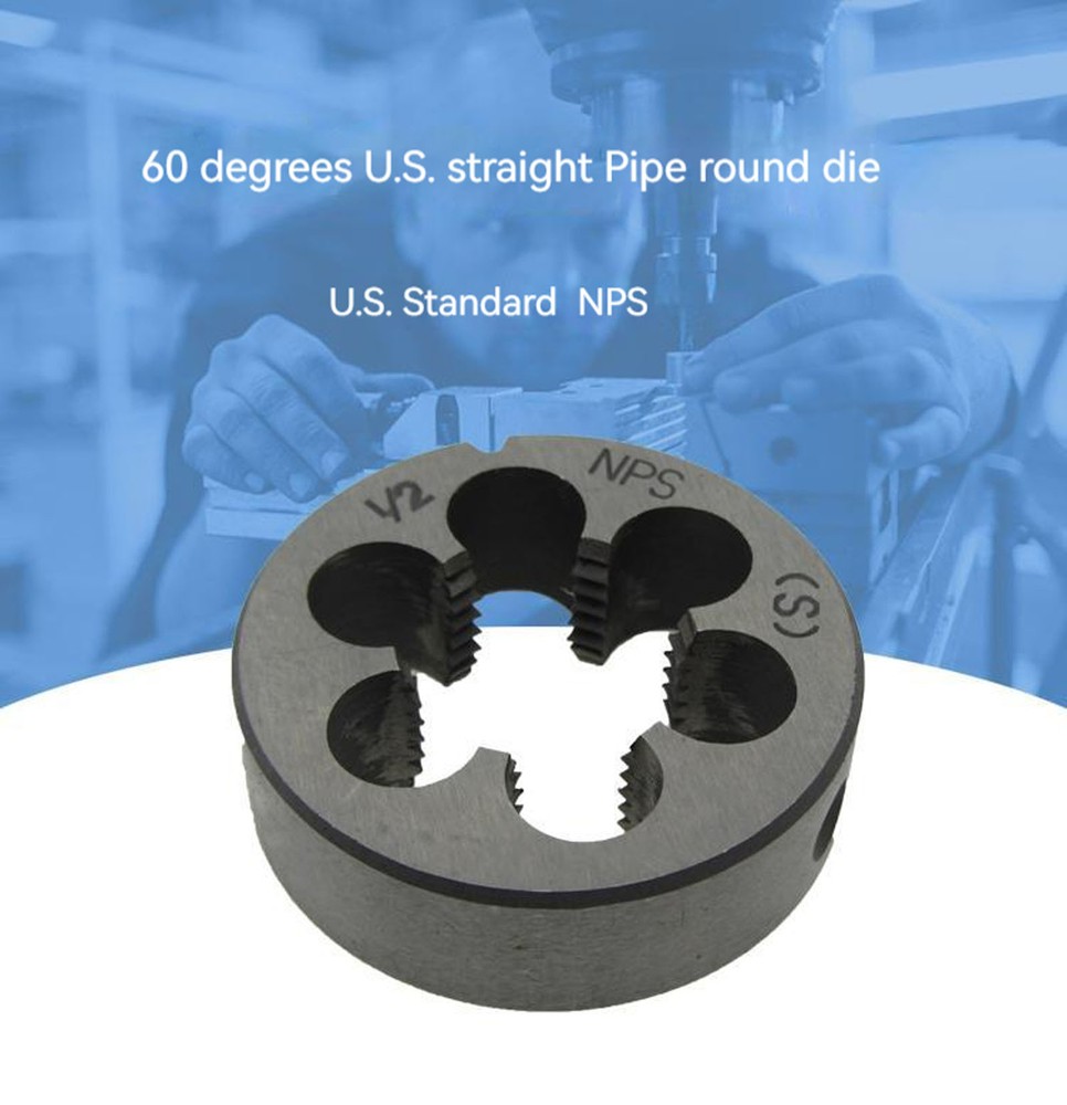 New 3/4&Prime; &ndash; 14 NPS Straight Pipe Die 3/4 &ndash; 14 TPI