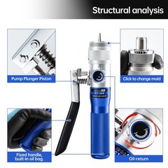 HVAC Hydraulic SWAGING tool kit for copper tubing Expanding 3/8 inc&hellip; Fast Ship