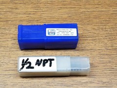 3/4-14 ,1/2-14 NPT Pipe Taps High Carbon Steel &ndash; Widia GTD &ndash; Wells &ndash; Lot of 2