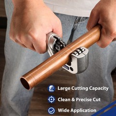 WORKPRO 3 Pieces Tubing Cutter Set &ndash; Pipe with 1/8&rdquo;-1-1/4&rdquo; Cutting&hellip;