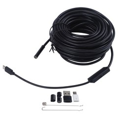 15m/50 Pipe Inspection Camera USB Video Sewer Drain Cleaner Waterproor