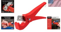Plastic Pipe Cutter 1/8-1-5/8 Inch Single Stroke Reversible Blade Ergonomic H&hellip;