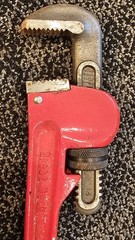 Vintage Great Neck 14&rdquo; Super Quality Pipe Wrench PW14 Forged Steel Heavy Duty