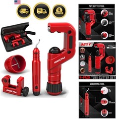 Ultimate Tube Cutter Set &ndash; Heavy Duty Pipe Cutter 3/6&Prime;-2&Prime; OD, Mini Tube Cutte&hellip;