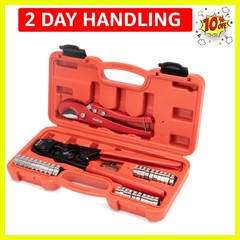 All-in-One PEX Crimping & Clamping Kit for Professional Plumbing