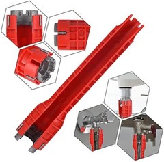8 in 1 Faucet Sink Installer Multi Tool Pipe Wrench Plumbing for Kitchen Bathroo
