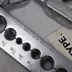 Vintage 1986 Imperial 195-FC Flaring Tool 45 Degree flare 5/8 to 1/2 USA