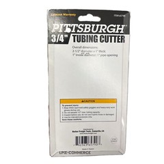 PITTSBURGH Self Adjusting 3/4&Prime; Tubing Cutter