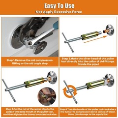 Compression Sleeve Puller Tool Remove Nut & Ferrule Of Pipe 03943, Sleeve Rem&hellip;