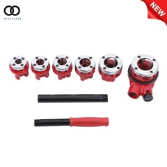 6 Dies Manual Pipe Threader Ratchet Kit 1/4&Prime; NPT to 1-1/4&Prime; NPT Threading Tool