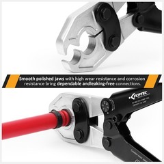 PEX Crimping Tool 1/2 & 3/4 Inch Combo, PEX Crimp Tool for Copper Crimp Rings&hellip;