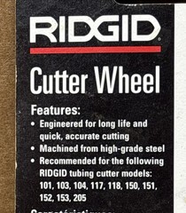 2pk RIDGID 41317 Model E-3469 Replacement Wheels for Tubing Cutter NEW