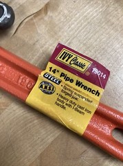 Ivy Classic 14&Prime; Pipe Wrench 19014 Brand New