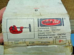 SUPER EGO Pipe Cutter 1/8&Prime; to 2&Prime; Pipe and SUPER EGO 18&Prime; Pipe Wrench